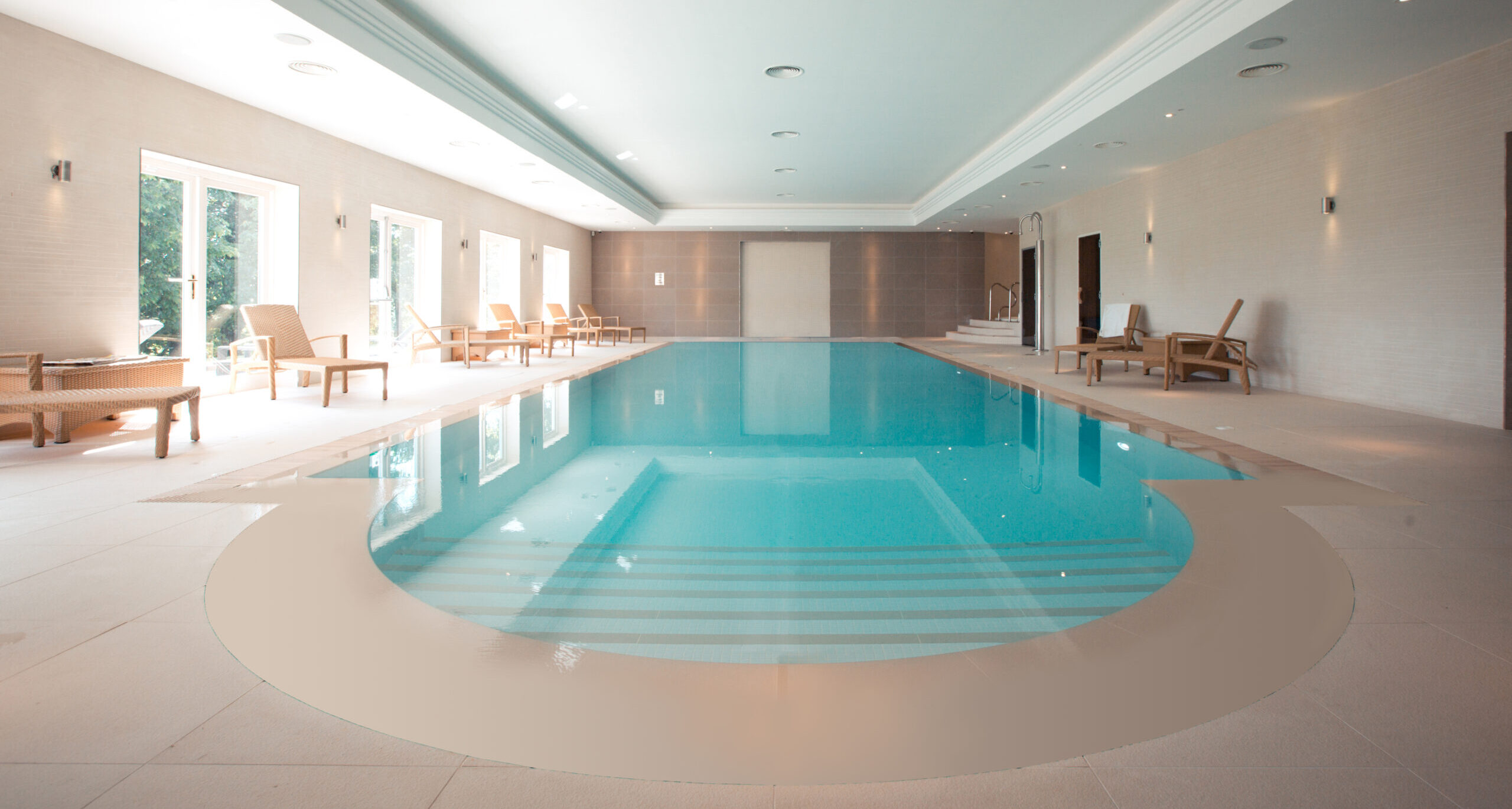 An image of the pool at Lamphey Court Hotel & Spa